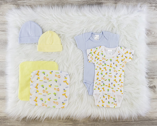 Bambini 6 Pc Layette Baby Clothes Set