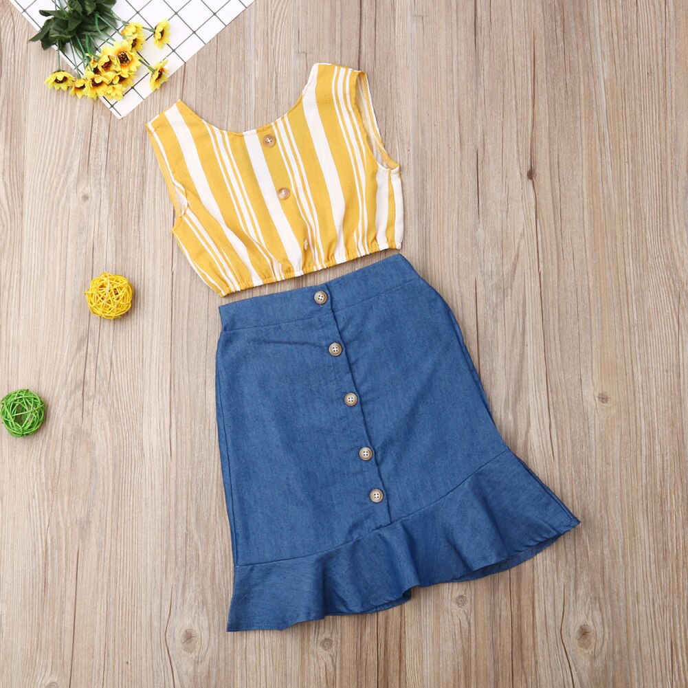 Summer Baby Clothing 2PCS Kids Baby Girls