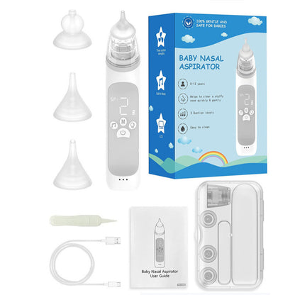 Electric nasal suction device for babies, children, and infants, nasal mucus, nasal feces, nasal congestion, nasal suction machine cleaner