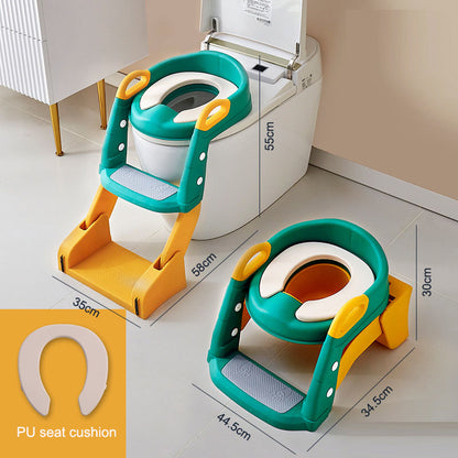 Children's toilet multifunctional toilet for boys and girls, auxiliary toilet holder, baby step toilet seat ring