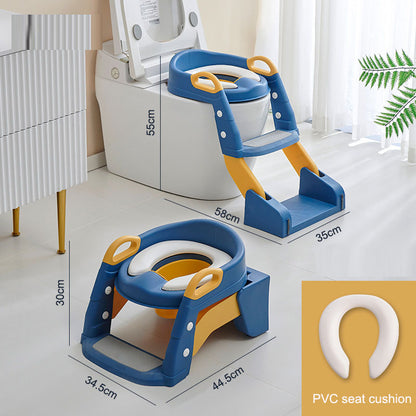 Children's toilet multifunctional toilet for boys and girls, auxiliary toilet holder, baby step toilet seat ring