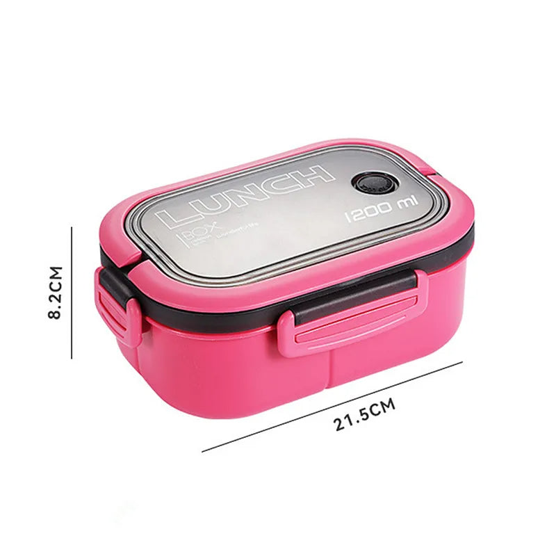 Lunch Box For Kids Compartments Microwae Bento Lunchbox Children Kid School Outdoor Camping Picnic Food Container Portable