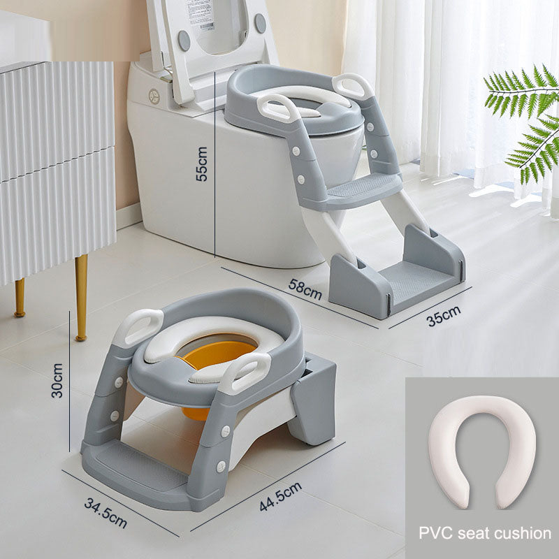 Children's toilet multifunctional toilet for boys and girls, auxiliary toilet holder, baby step toilet seat ring