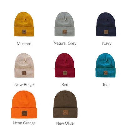 CC Everyday Beanie Unisex  Adult, Kid and Baby Sizes