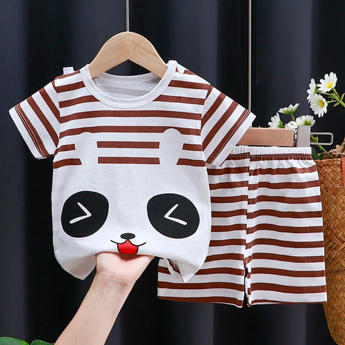 Kids Clothes Set Baby Boy/Girl T-Shirt + Shorts Summer Clothing Cotton