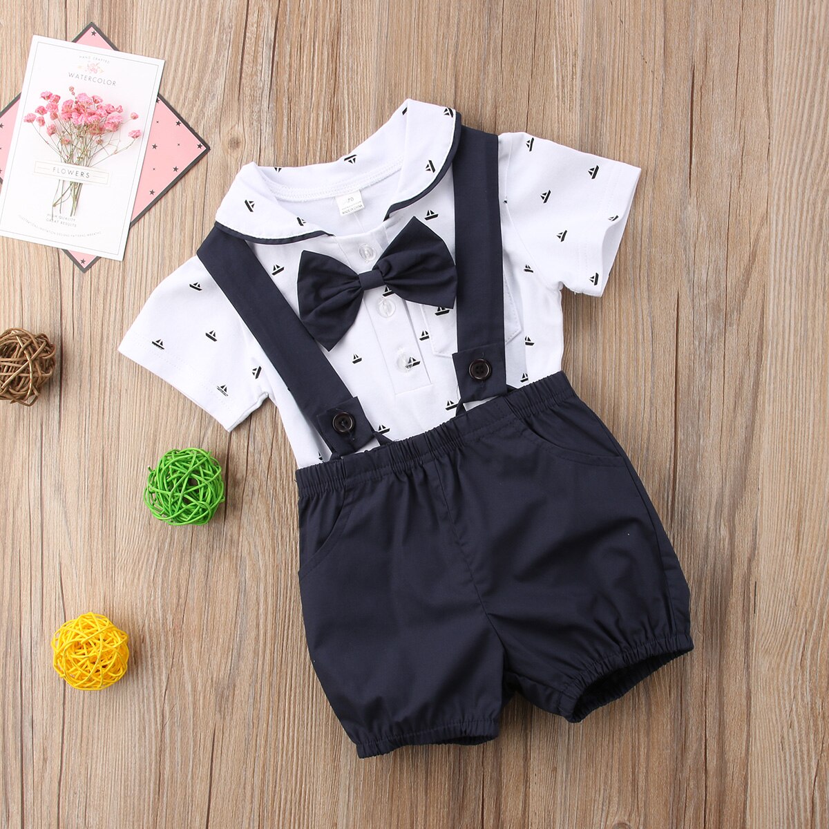 New Gentalman Newborn Kid Baby Boy Outfit Clothes