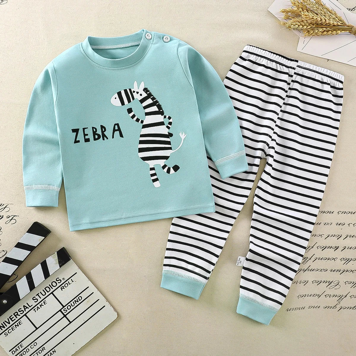 Children Kids Clothes Sets  Boys Girls Suit Pajamas Clothinng Pants