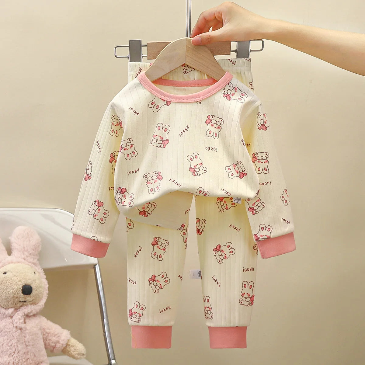 New Spring Autumn Children's Clothing Sets Sleepwear Clothes Kids