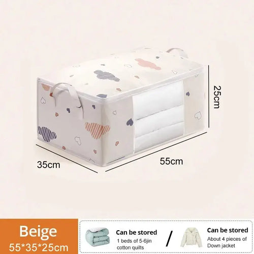 1pc Large/Small Quilt Clothes Storage Bag Moisture Dust Proof Proof