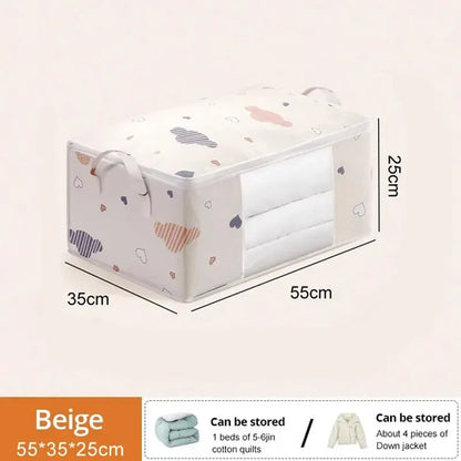 1pc Large/Small Quilt Clothes Storage Bag Moisture Dust Proof Proof