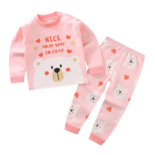 Children Kids Clothes Sets  Boys Girls Suit Pajamas Clothinng Pants