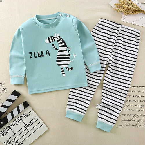 Children Kids Clothes Sets  Boys Girls Suit Pajamas Clothinng Pants