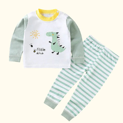 Children Kids Clothes Sets  Boys Girls Suit Pajamas Clothinng Pants