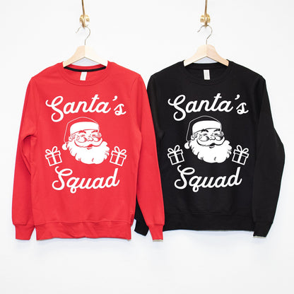 SANTA'S SQUAD CUSTOM Christmas Sweatshirts