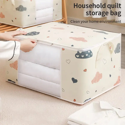 Storage Bag Clothes Blanket Quilt Sweater Foldable Organizer Box