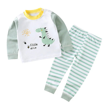 Children Kids Clothes Sets  Boys Girls Suit Pajamas Clothinng Pants