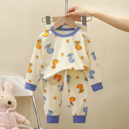 New Spring Autumn Children's Clothing Sets Sleepwear Clothes Kids