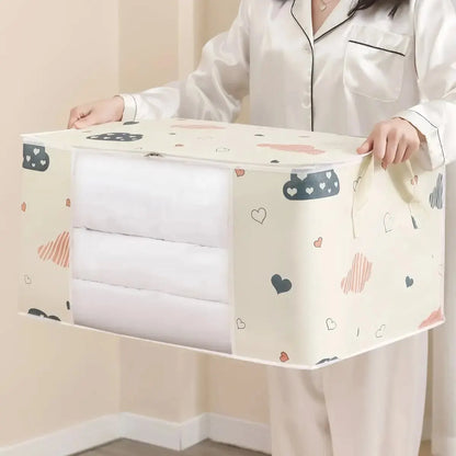 1pc Large/Small Quilt Clothes Storage Bag Moisture Dust Proof Proof