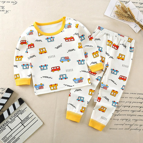 Children Kids Clothes Sets  Boys Girls Suit Pajamas Clothinng Pants