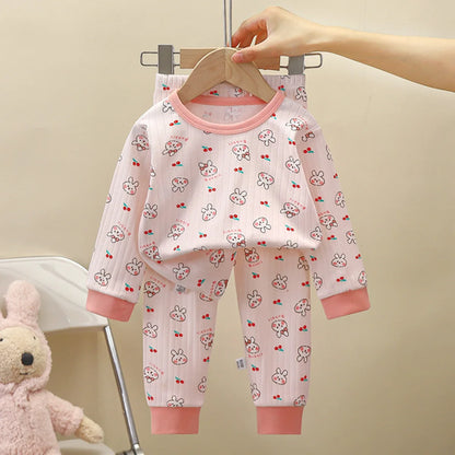 New Spring Autumn Children's Clothing Sets Sleepwear Clothes Kids