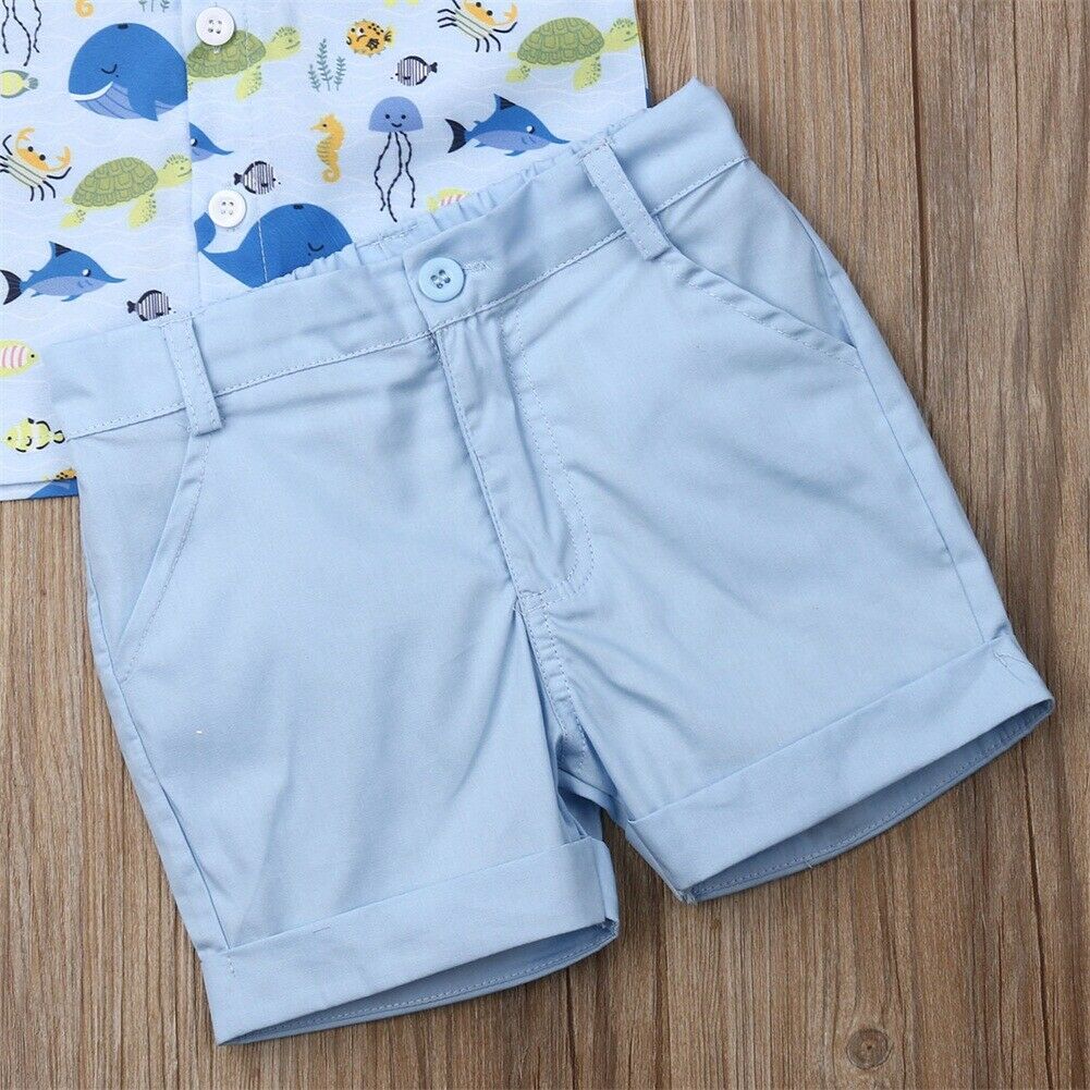 Summer Infant Boys Baby Kids Clothes Sets 1 6Y