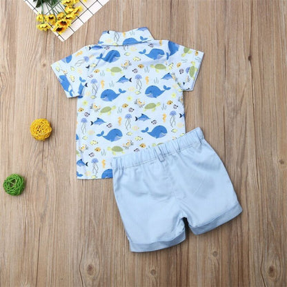 Summer Infant Boys Baby Kids Clothes Sets 1 6Y