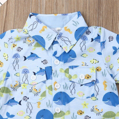 Summer Infant Boys Baby Kids Clothes Sets 1 6Y