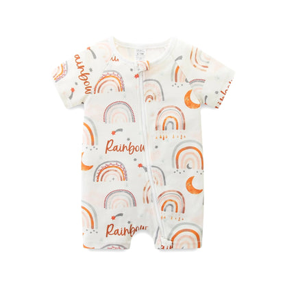 Newborn Baby Jumpsuit Short Sleeve