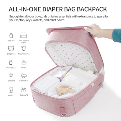 Portable Baby Diaper Bag Backpack