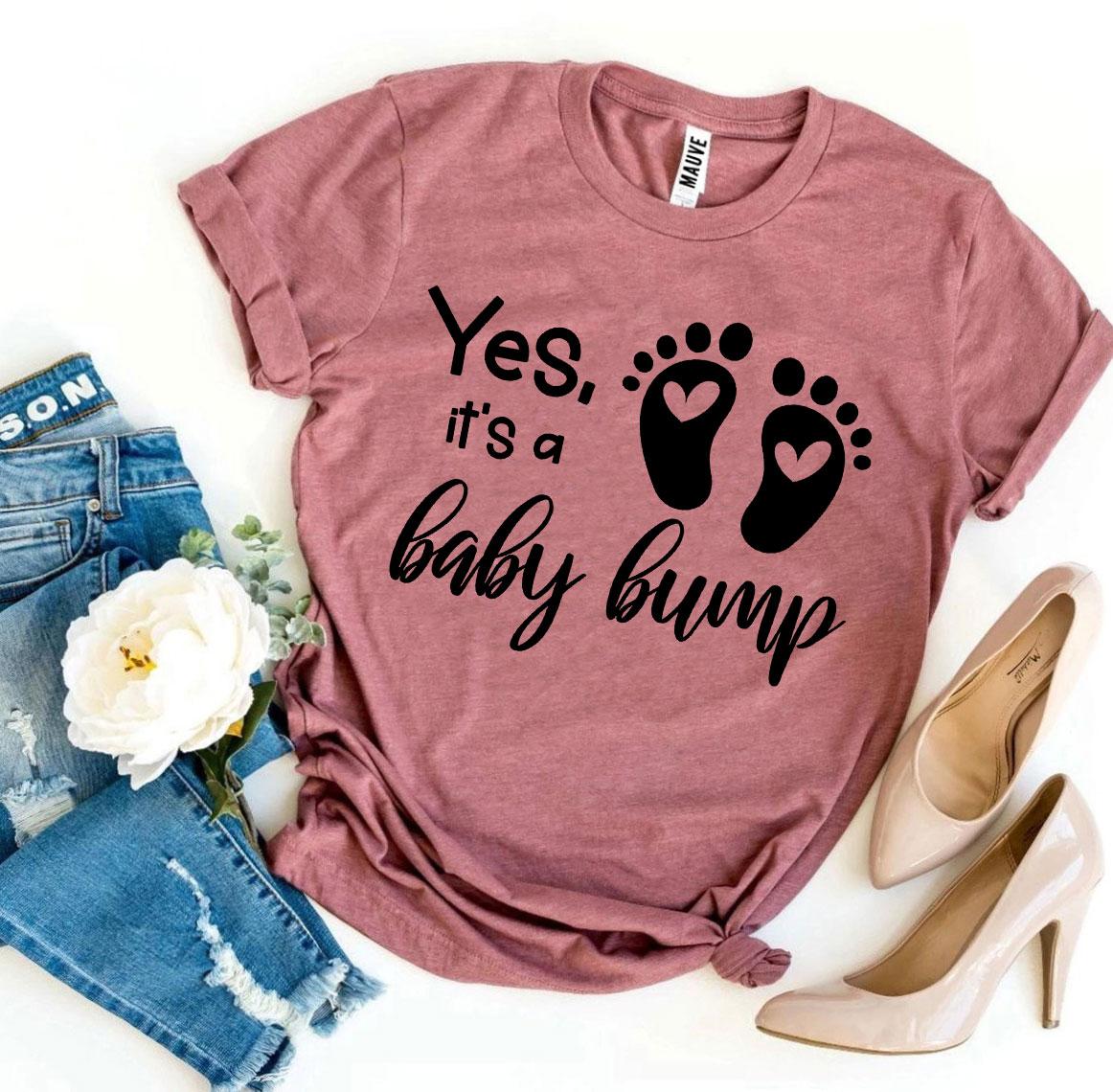 Yes It’s a Baby Bump T-shirt