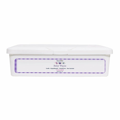 Dukal Baby Cleaning Wipes 7" x 8". Pack of 40 Non-Sterile