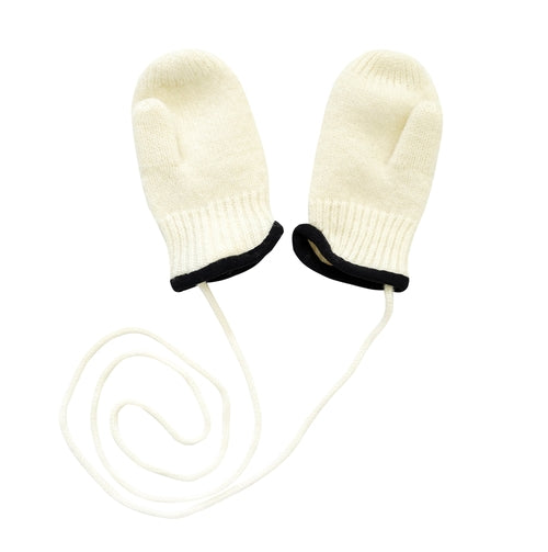 tittimitti® 100% Virgin Wool Baby Toddler Kids Thumbed Mittens